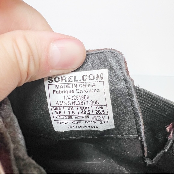 Sorel Emelie Waterproof Chelsea Boots Size 9.5 Women’s Winter Snow Boots Booties - Picture 6 of 6